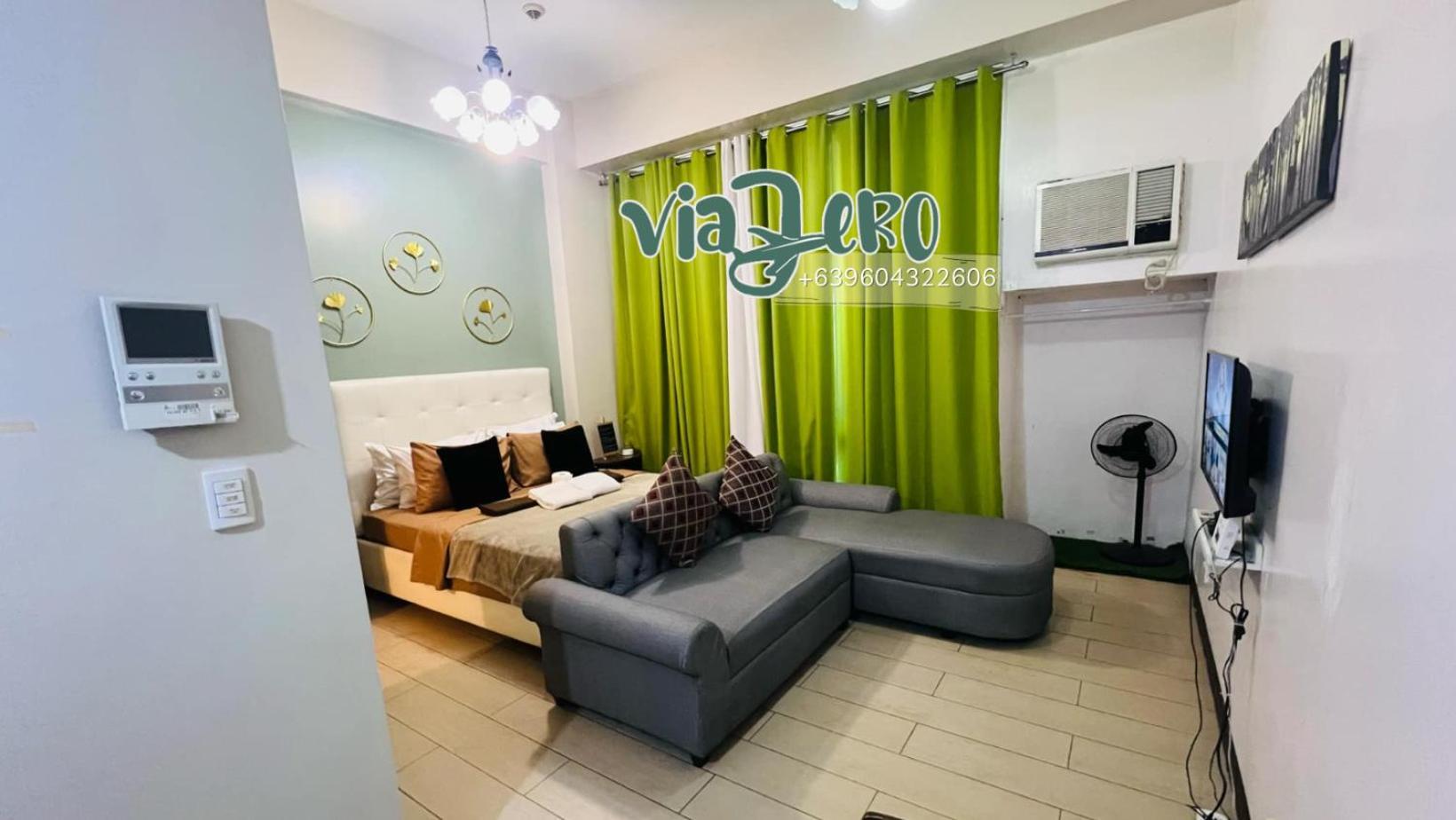 One Palm Tree Villas Condominium - Studio 2Nd Fl With Balcony - Across Terminal 3 Airport Pasay Exterior foto